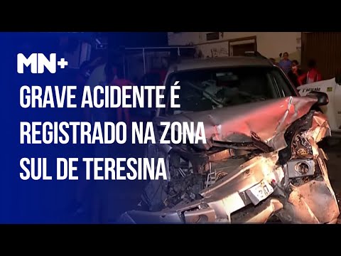 Grave acidente envolvendo 4 veículos é registrado na zona Sul de Teresina