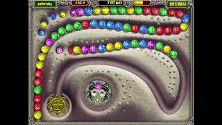 Lair of the Mud Snake Survival Mode - Zuma Deluxe (RealArcade) screenshot 1