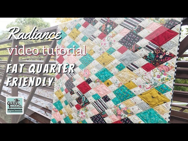 Fat Quarter Friendly Diamond Quilt with NO Y-Seams! Radiance