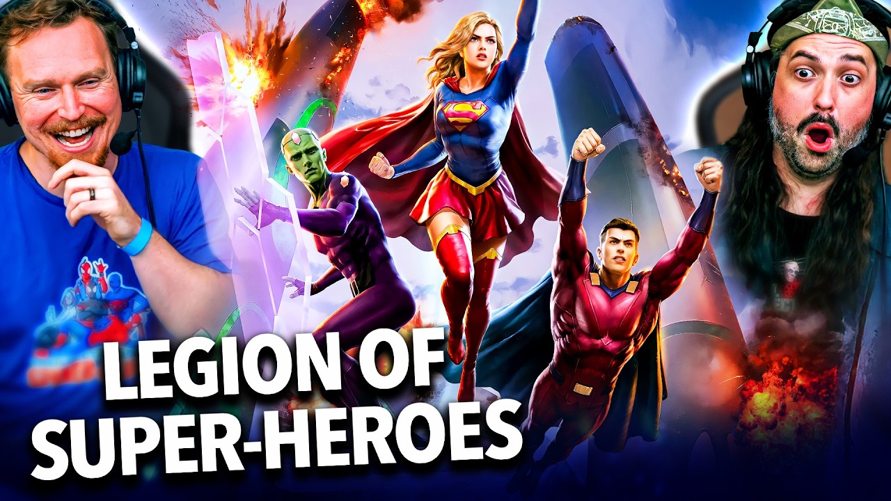 LEGION OF SUPER-HEROES (2023) IS A TIME-WARPING EPIC!! MOVIE REACTION!! DC Animated