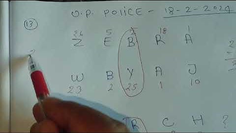 ZEBRA is coded WBYAJ how will TORCH be written |Up police#video #viral #reasoning #bpsc #jharkhand