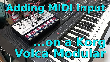 Korg Volca Modular Mini-Synth MIDI Input Mod