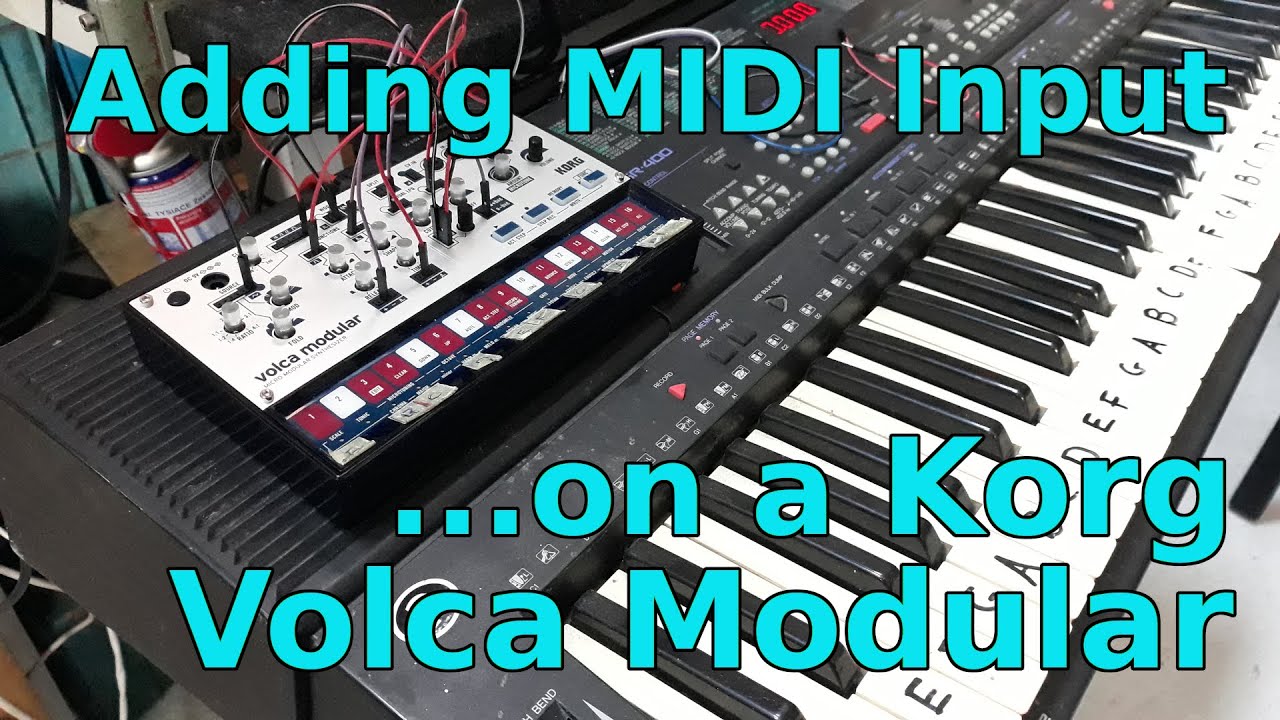 Korg Volca Modular Mini-Synth MIDI Input Mod - YouTube
