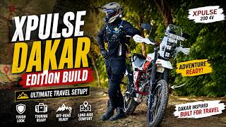 Xpulse 200 4V Dakar Edition Build | Ultimate Travel Setup! 🏍️| Dream Xpulse #viral #modified #bike