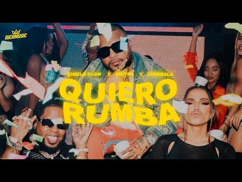 Dímelo Flow, Anitta, Chimbala - Quiero Rumba (Video Oficial)