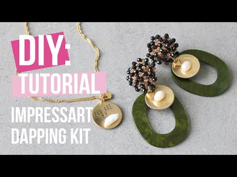 Schmuck machen: ImpressArt Dapping Kit ♡ DIY