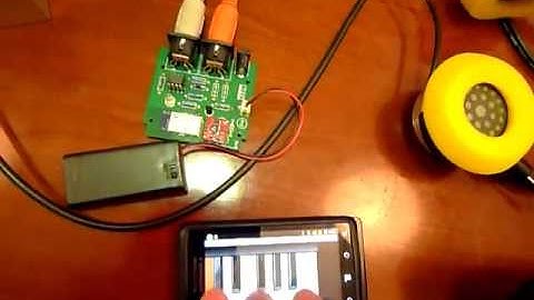 Bluetooth to Midi converter board in action