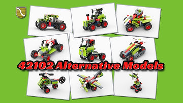 Lego Technic 42102 Alternative Models Building Instructions Android App - #lego #technic #CLAAS #moc