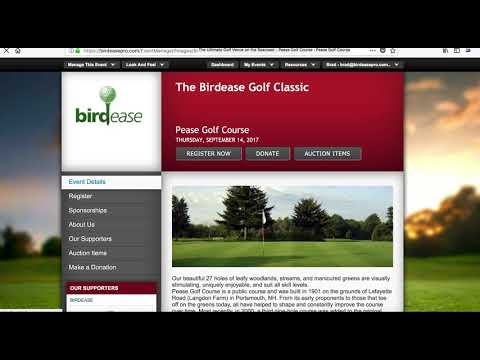 BirdEase  Golf Tournament Website & Registration Software