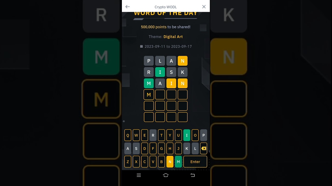 4 Letter Word || Word of the day || Theme : Digital Art 