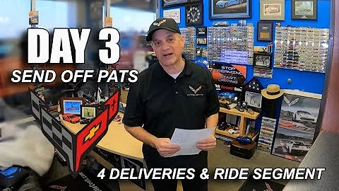 HE WASN'T EXCITED?! DAY 3 SEND OFF PAT WEEK ~ 4 CORVETTE DELIVERIES!!!