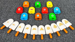 Create & Learn Colors, Fruits & Shapes with Play Doh Ice Cream | Preschool Toddler Learning Video