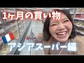 フランス在住主婦の1ヶ月分の買い物🛒アジアスーパー編! 国際結婚 /日仏家族/フランス/国際ファミリー/海外移住/海外生活/海外に住む日本人/日仏ファミリー/vlog/日仏夫婦/日常