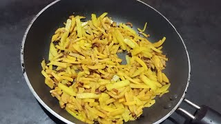 Banana stem recipe | Thor Bhaja recipe | Tasty and yummy recipe |