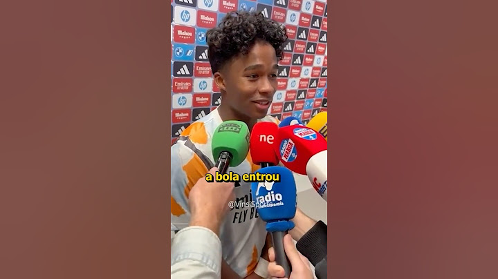 ENDRICK SALVOU O REAL MADRID E FOI HUMILDE NA ENTREVISTA!