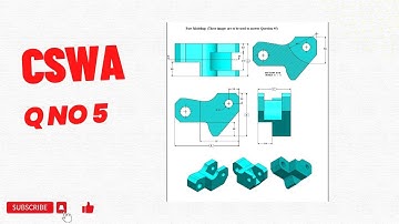 SolidWorks CSWA Sample Exam Exercise 5