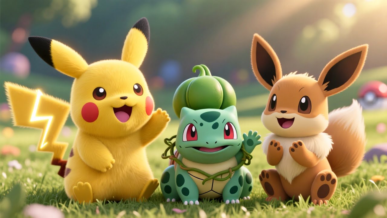 Pokemon Trainer Joy ⚡🎵 | Fun Adventure Song for Kids | Playful Nursery Rhyme