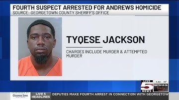 VIDEO: Deputies make fourth arrest in connection with Georgetown County homicide