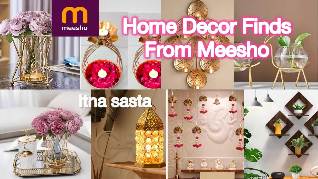 Latest Meesho Home Decor HaulStarts at ???90 meesho YouTube