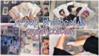 🦋binder organization & binder tour🦋|| организация биндеров и обзор на мою коллекцию фотокарт^^