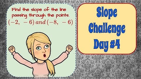 Finding Slope Between Two Points Challenge Day #4 | 8.EE.B.6  💗🖤