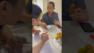 Grandpa’s Day With Giant and Tiny Things Was Hilarious 😳😂🛁🍎🪥✨ #shorts #viral
