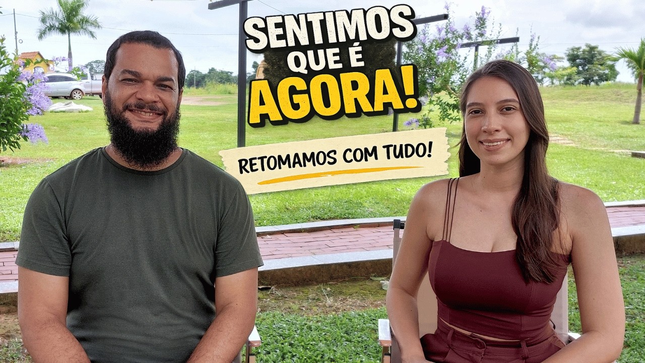 Sentimos que é agora!