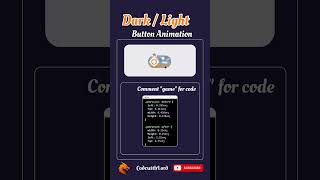 Details Dark / Light Toggle Button Animation Using Pure CSS 🌙☀️ | Modern UI Design Tutorial Guide
