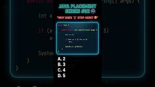 Java || Short-Circuit Trap 🤯 Can You Predict the Output #92 #java #coding #music #viral #trending