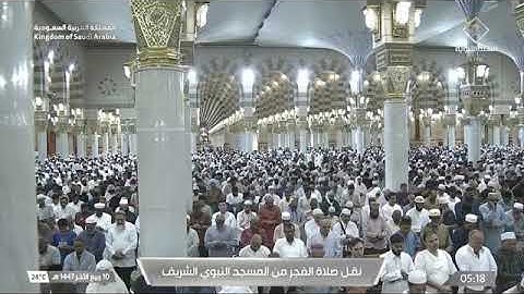 صلاة الفجر المسجد النبوي الشيخ عبدالله البعيجان | الخميس 10 ربيع الآخر 1447هـ من سورة هـود.
