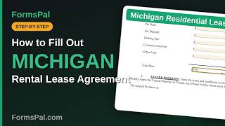 How to Fill Out a Michigan Rental Lease Agreement (Step by Step)