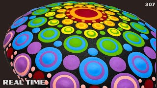 Celebrity Beginner Rainbow Mandala Tutorial | Live Stream - No Edits Profile