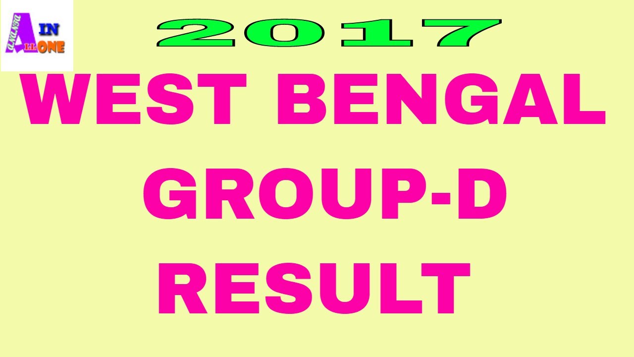 West Bengal Group D Result