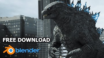 MONSTERVERSE GODZILLA MODEL/RIG BLENDER 4.1+ RELEASE (FREE DOWNLOAD)