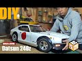 Making Big RC Car with Foam Board  : Datsun 240z (DIY Challenge)