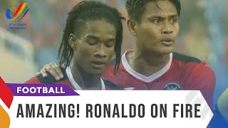 AMAZING GOL! RONALDO ON FIRE INDONESIA VS MALAYSIA 1(4) - 1 (3)  | 31ST SEA GAMES