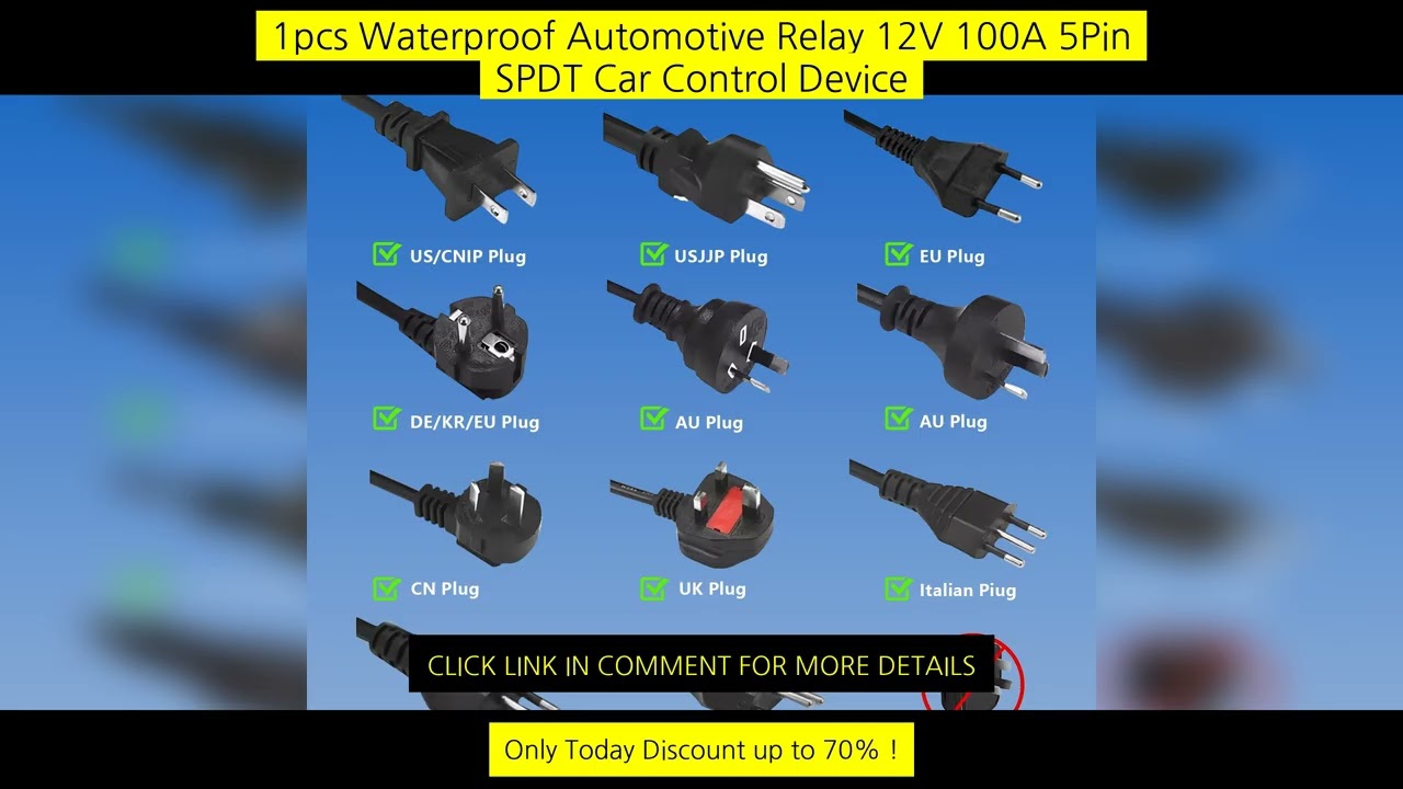 Travel Adapter Converter 2 Round Electric Socket Outlet Universal For Au Us