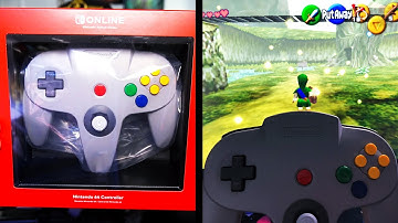 N64 Controller for Nintendo Switch Unboxing and Testing