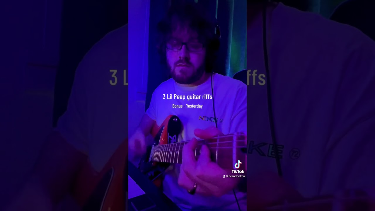 3 lil Peep guitar riffs 