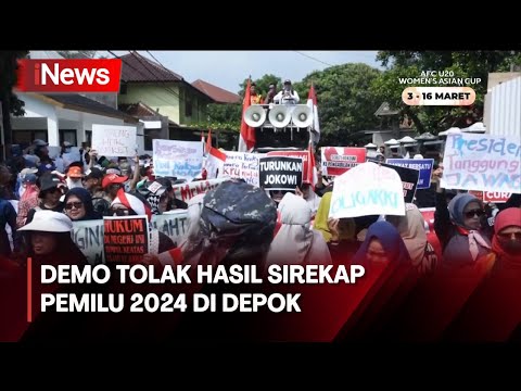 Demo Depan Kantor KPU Depok Tolak Hasil Sirekap Pemilu 2024 - Kawal Suara Rakyat 28/02