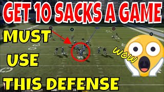 10 SACKS in 1 Game Madden 21 - Use this BLITZ Tactic to GET MORE SACKS in Madden 21! BEST DEFENSE!!