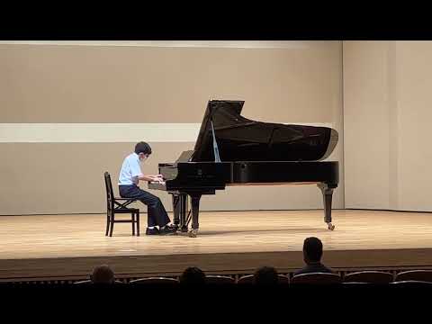 第13回日本バッハコンクール　動画予選(東京) 中学 B部門　優秀賞　森田　響友　J.S.バッハ/シンフォニア　第8番　ヘ長調 BWV794