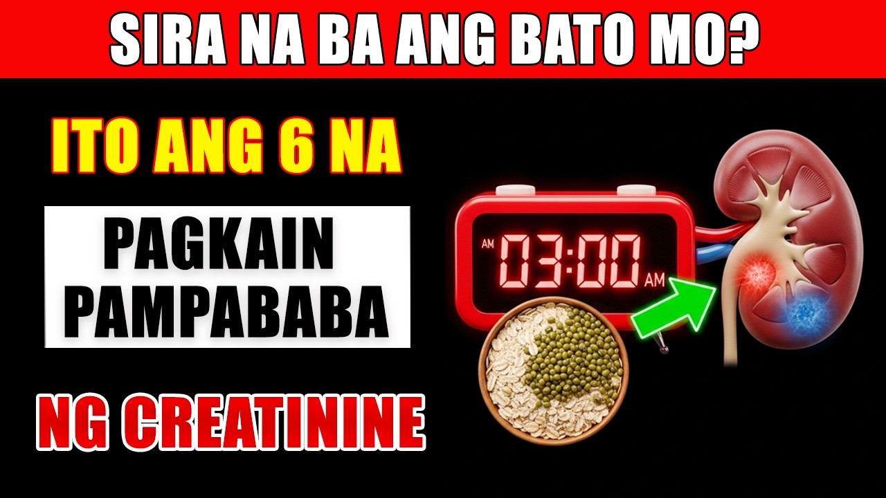 TIGIL ANG PAG-IHI SA GABI! 6 na Pagkaing Pampalakas ng Bato.