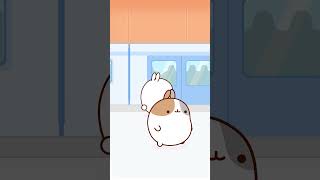 Getting to work during the rush hour be like 💢 #molang