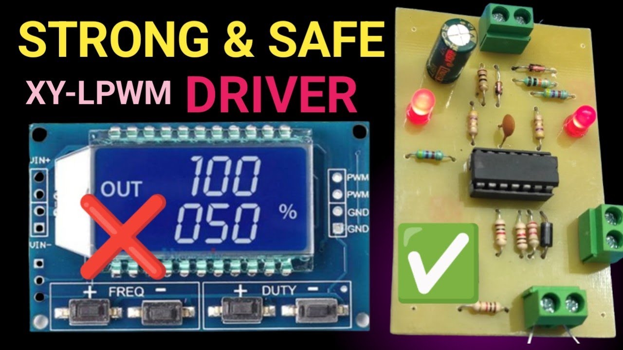 XY-LPWM PWM Module Safe Driving | MOSFET / IGBT Driver Using IR2110 