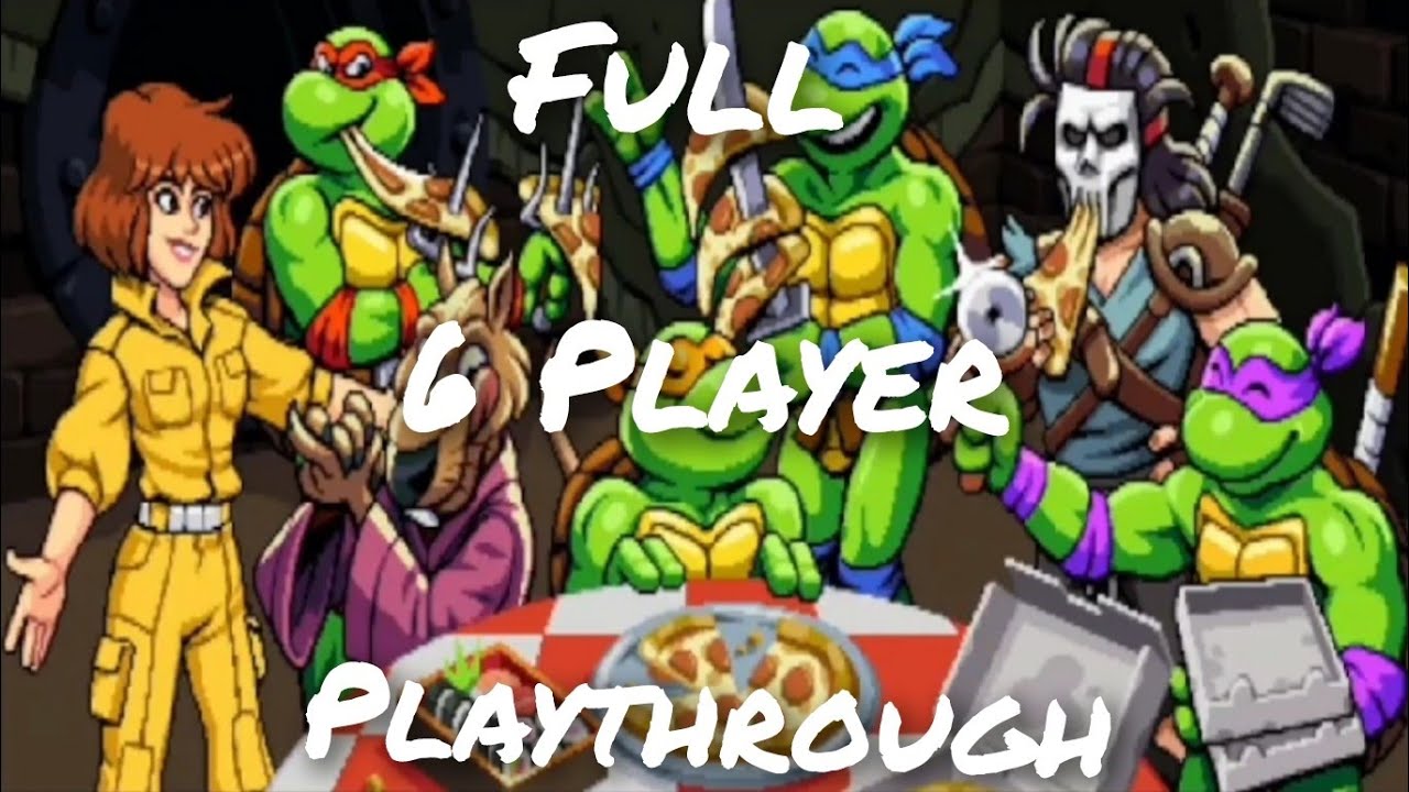 6 Player TMNT Shredder's Revenge Console Collector YouTube