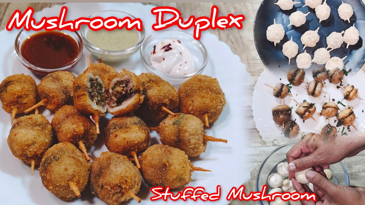 Mushroom Duplex Recipe Stuffed Mushroom How to make Mushroom Duplex