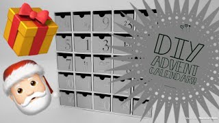 CHRISTMAS DIY ADVENT CALENDAR || MODERN CHRISTMAS || DIY WITH ME