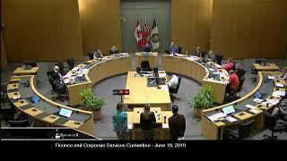 2019-06-10 - Finance and Corporate Services Committee Part Two