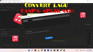 Mengatasi import audio yang gagal di adobe premiere! TANPA APLIKASI!